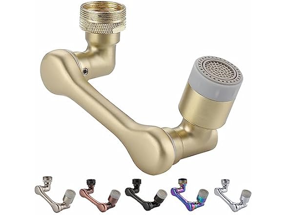 Genpe Brushed Golden Swivel Faucet