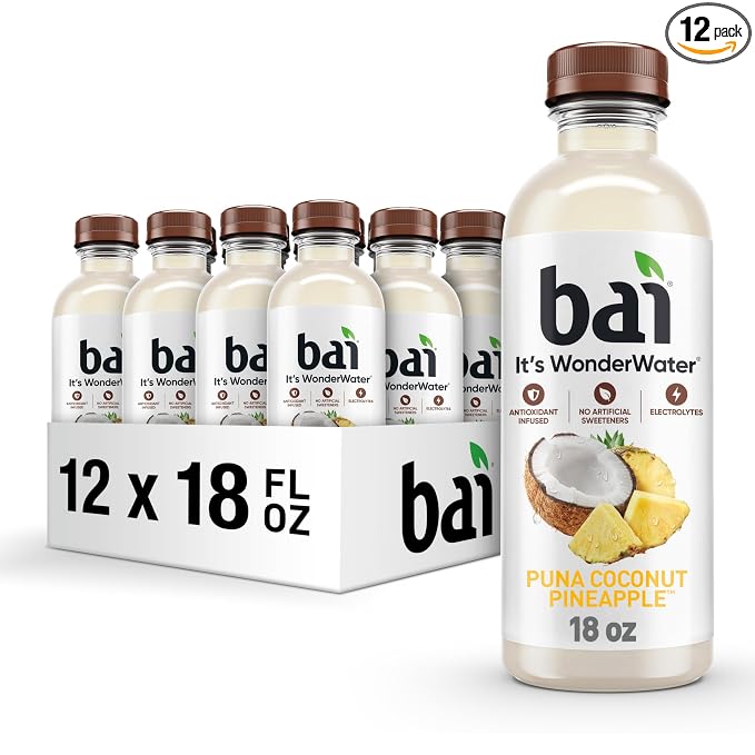 Bai Coconut Pineapple Water 18 oz 12 Pack - Gallery 2