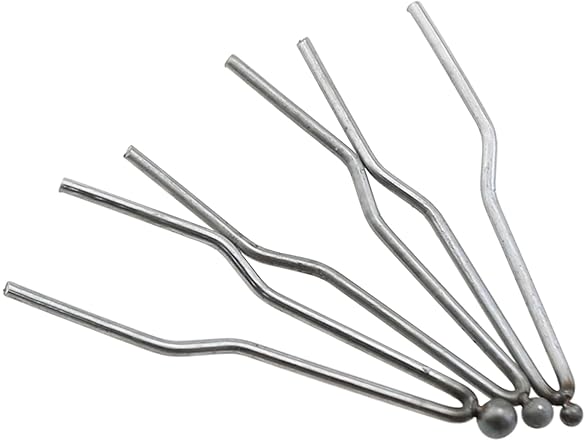 Heyous 6PCS Nickel Chromium Alloy Branding Tips