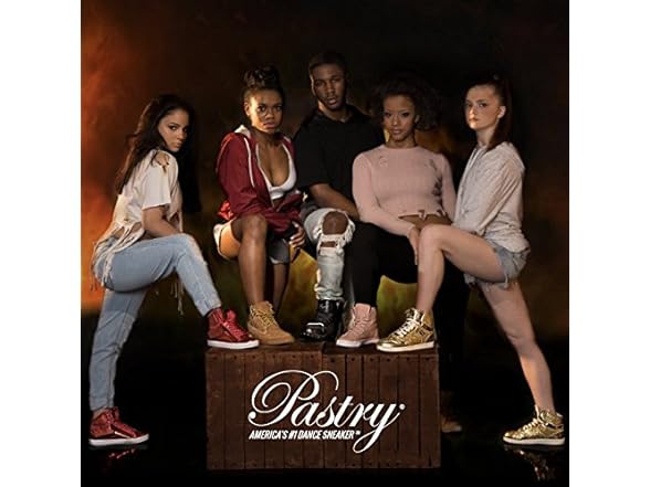 Pastry Unisex Fashion Sneakers Glossy, Paris Praline Style, Black & White,7