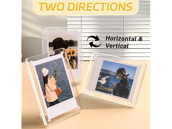 Acrylic magnetic picture frame