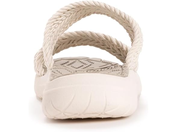 MUK LUKS Women's Stella Sandal, Neutral 9