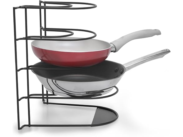 Smart Design 5-Tier Pan Organizer w/ Screws & Adhesive Included - Gallery 2