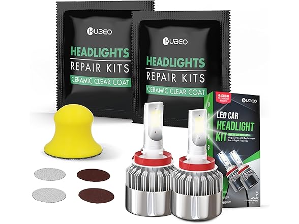 KUBEO  Ceramic Headlight Restoration Kit