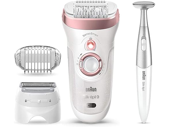 Braun Silk-épil 9 9/890 SensoSmart Epilator, Waterproof, Wet (Open Box)