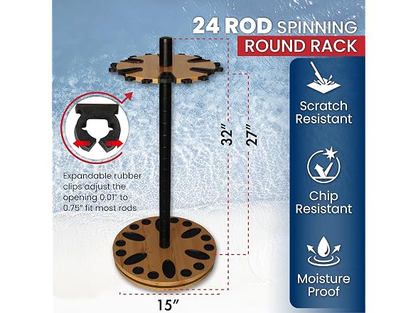 Rush Creek Creations Unisex Rod Fishing Holder - Gallery 4