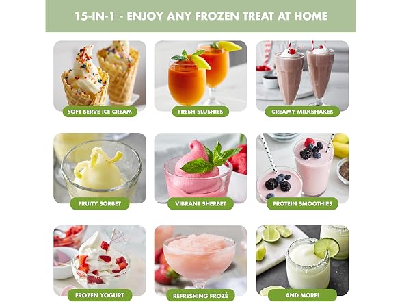 GreenPan Frost Ice Cream Maker & Slushie Machine