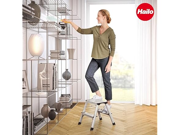 Hailo 4442-701 D60 Standardline 2-Step Ladder