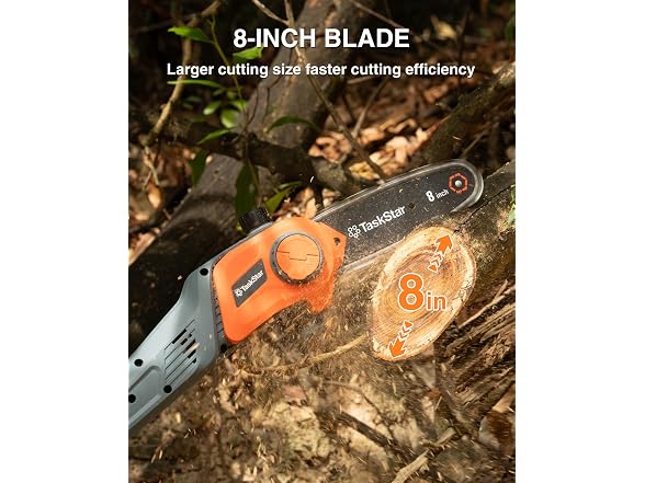 TaskStar 8-Inch Cordless Pole Saw