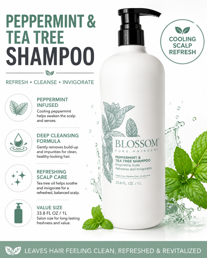 Peppermint & Tea Tree Shampoo - Gallery 5