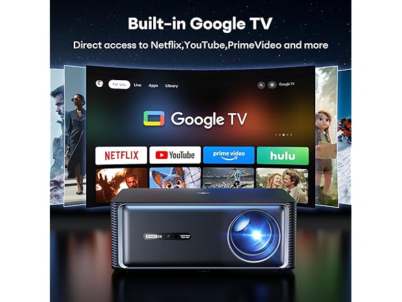 Boldever 3000 ANSI Google TV Projector