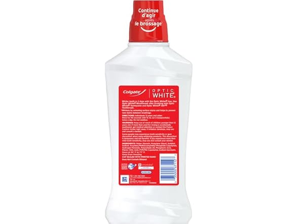 Colgate Colgate Optic White Mouthwash, 32oz