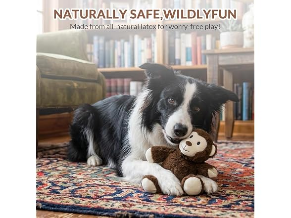 Lewind Dog Squeak Toys Monkey Banana