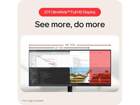 LG 34U511A 34" 21:9 UltraWide WFHD