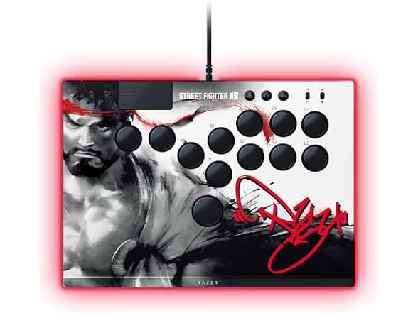 Razer Kitsune All-Button Optical Arcade Controller Ryu Edition