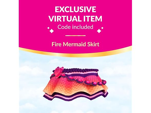 Royale High 3” Fire Mermaid Fashion Doll