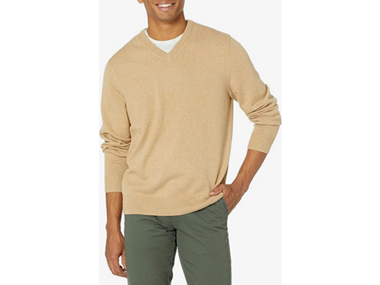 $8.99, Was $26.90, 66% Off! Amazon Essentials Men V-neck Sweater dealfomo
