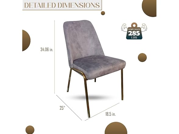 Leisuremod LDC20 Lumen Dining Chairs
