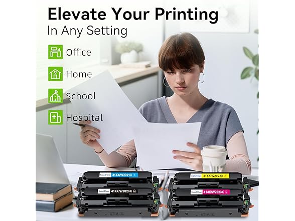 414X Toner Cartridges 4 Pack