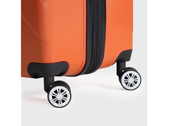 Derby Spinner Travel Upright Luggage, Mandarin, 28-Inch Checked