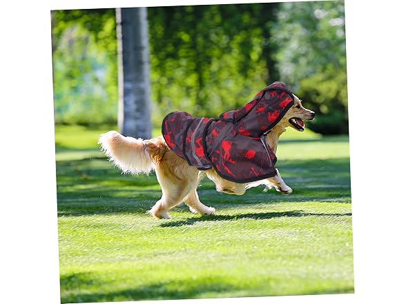 Baluue Portable Dog Raincoat Puppy Rain Coat