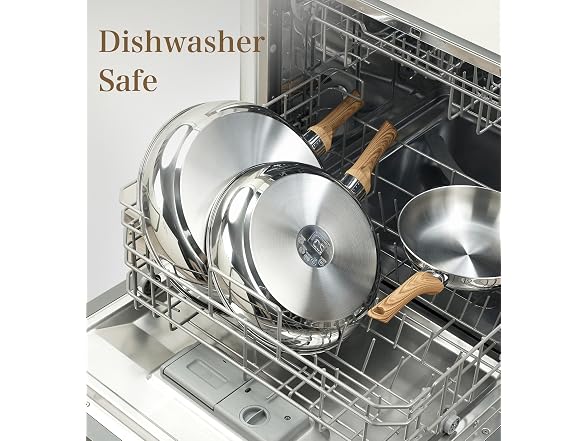 Stainless Steel Frying Pan Set