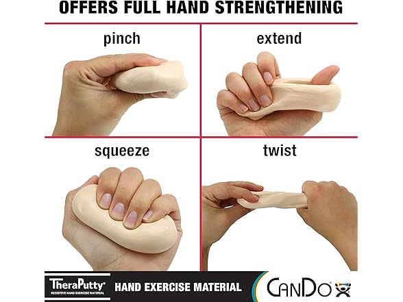  CanDo TheraPutty Standard Hand Exercise