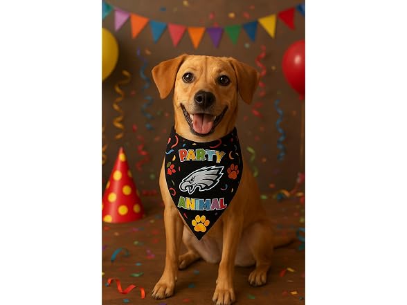NFL Philadelphia Eagles Pet Birthday Bandana, Large/X-Large