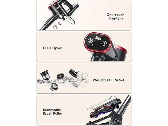 Fugacal Cordless Vacuum Cleaner