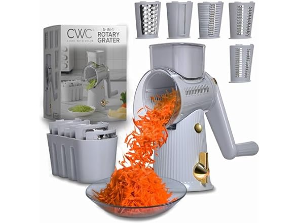 Rotary Cheese Grater with Handle