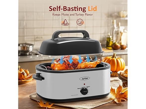 Sunvivi 26 Quart Roaster Oven