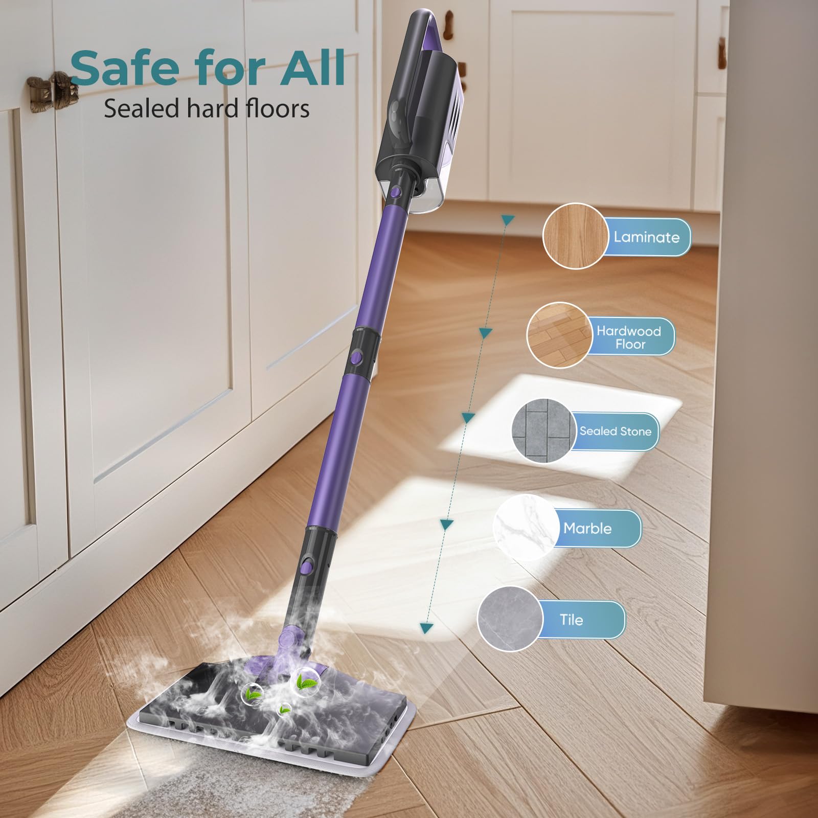 Gatlei 400mL Tank Steam Mop Cleaner - Gallery 14