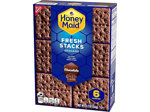 Honey Maid Chocolate Grahams 12.2oz (6pk)