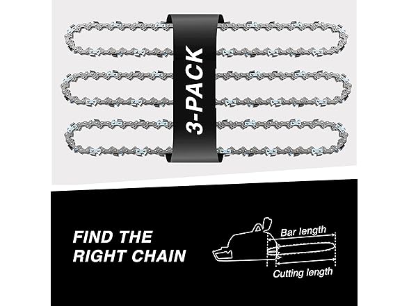 Tallox 14in chainsaw chains