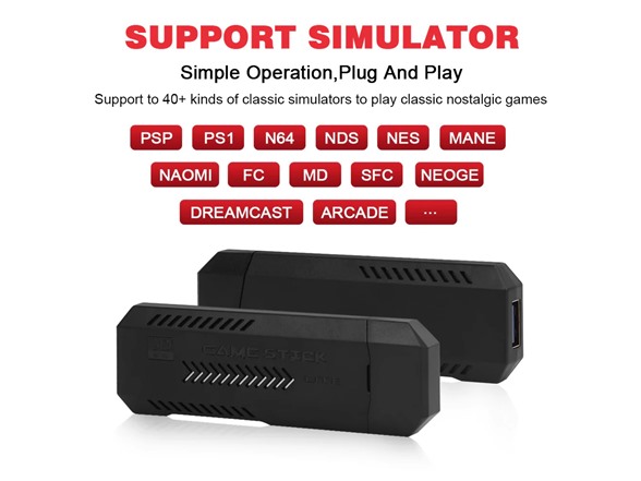 Retro 4K HDMI Game Stick + 2 Controllers