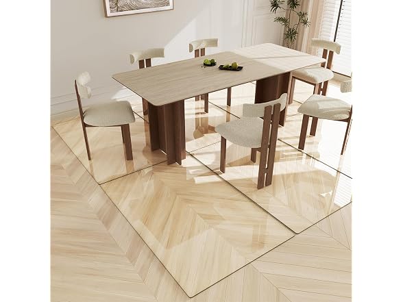 Koonmi Glass Chair Mat 36" x 55"