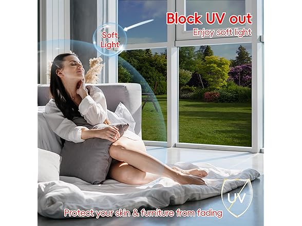 One Way Privacy Window Film Sun Blocking