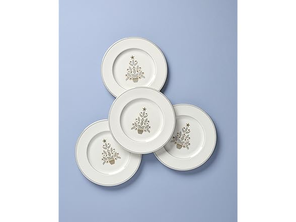 Lenox Federal Platinum Tree Accent Plates