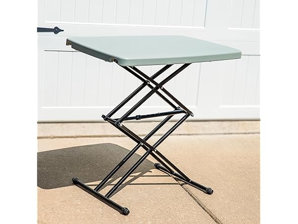 Sunnydaze Adjustable Height Utility Table
