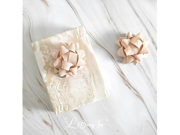 LiBongTa Gift Bows Rose Gold 4.5" (6pk)