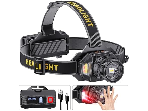 Led Headlamp Rechargeable