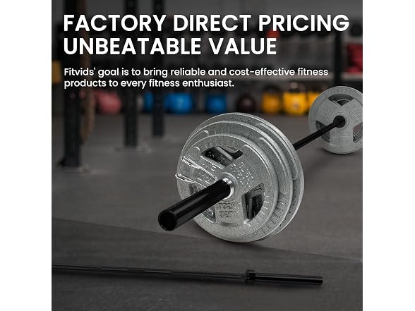 Fitvids Olympic Barbell