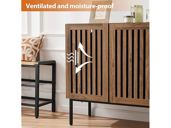 Mericonia Grille Buffet Cabinet with Storage