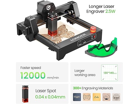 Longer LONGER RAY5 Laser Engraver 2500mW High P