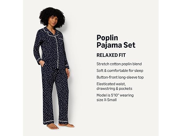 Amazon Essentials Women (XS) Cotton Stretch Set