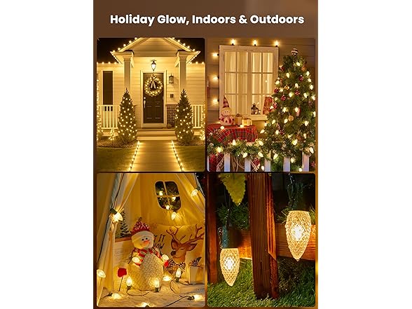 Brightown C9 Christmas String 20 Lights Outdoor
