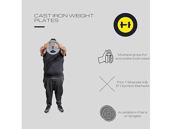 HulkFit 2-inch Iron Plate for Strength T