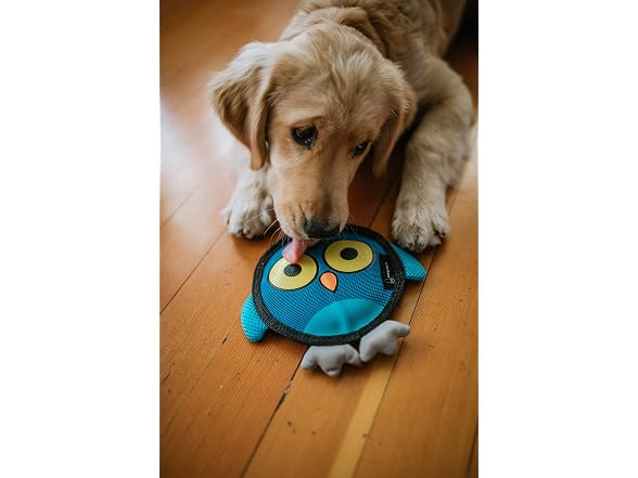 Hyper Pet Firehose Flyers Owl Durable Squeaky Toy