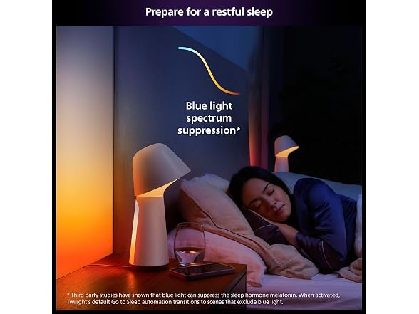 Philips Hue Twilight Smart LED Sleep and Wake-Up Lamp
