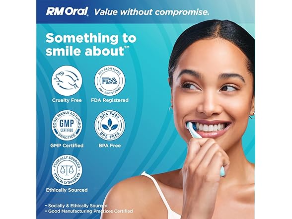 2PK RM Oral Whitening Plaque Defense Soft Toothbrush